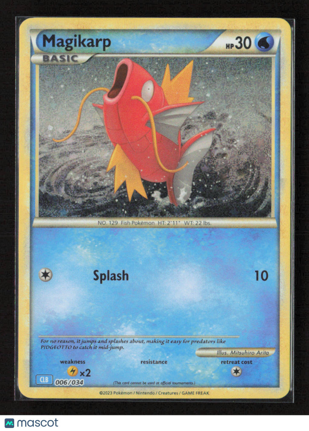 2023 Pokemon Magikarp #006/034 Classic Collection