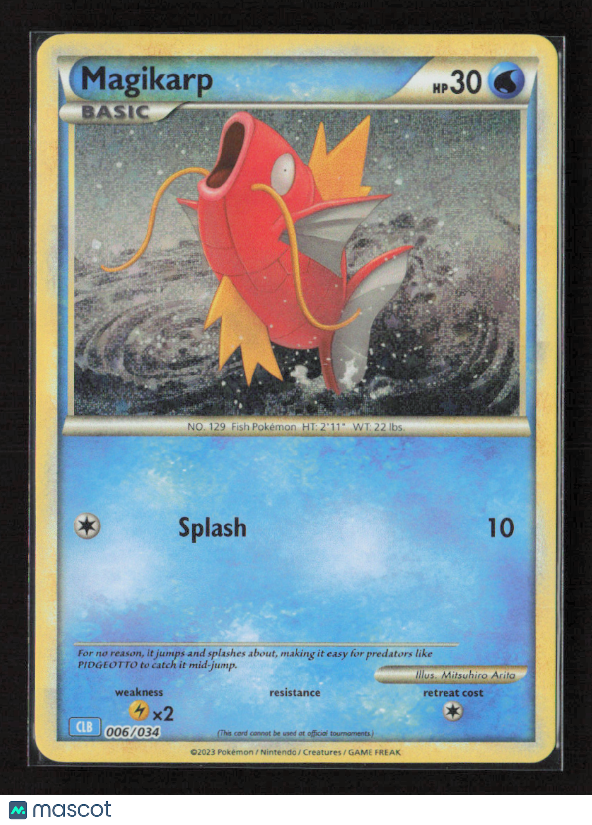2023 Pokemon Magikarp #006/034 Classic Collection