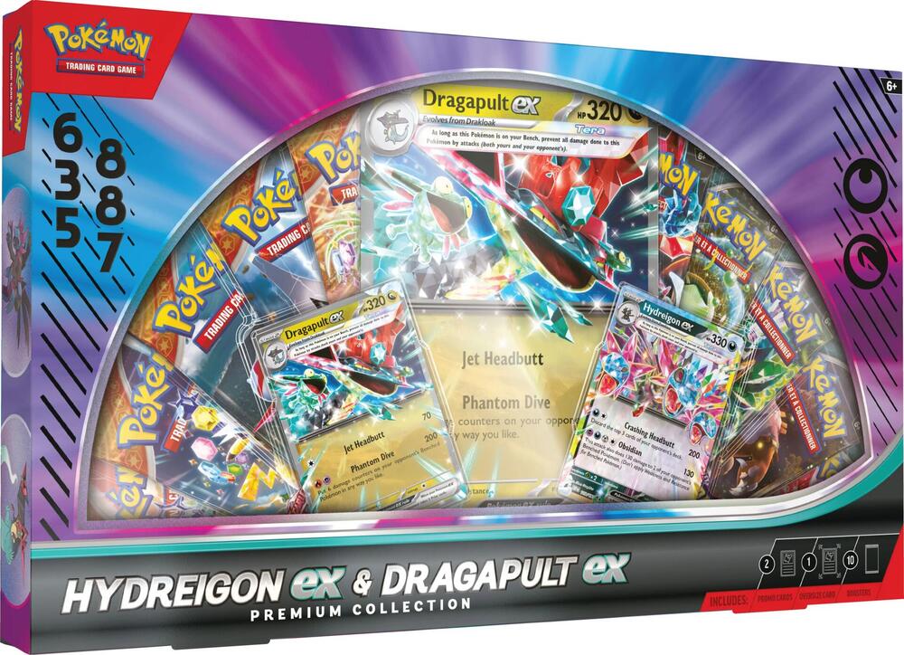 (SEALED) Hydreigon ex & Dragapult ex Premium Collection