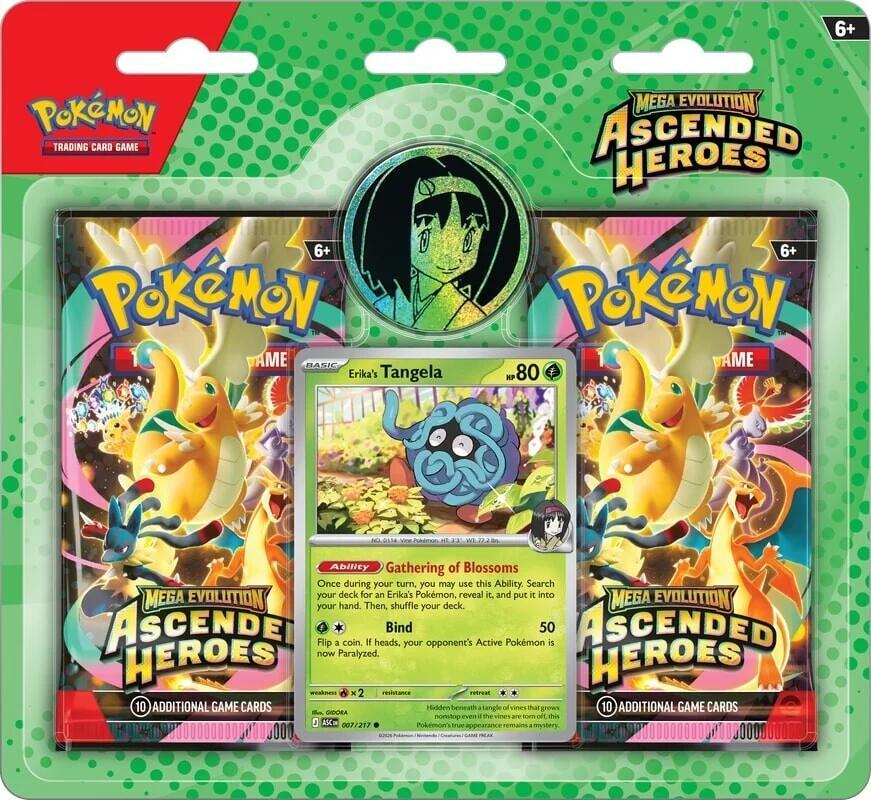 Pokemon TCG:  Ascended Heros 2 Pack Blister