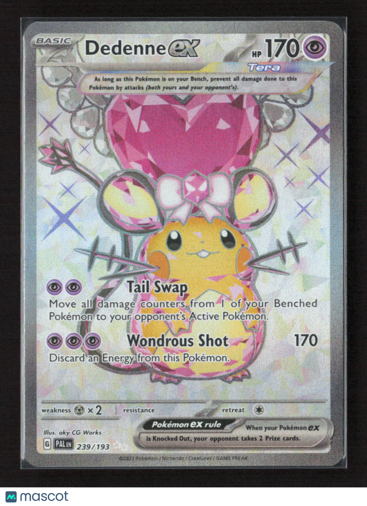 2023 Pokemon Dedenne ex - 239/193 #239/193 Ultra Rare