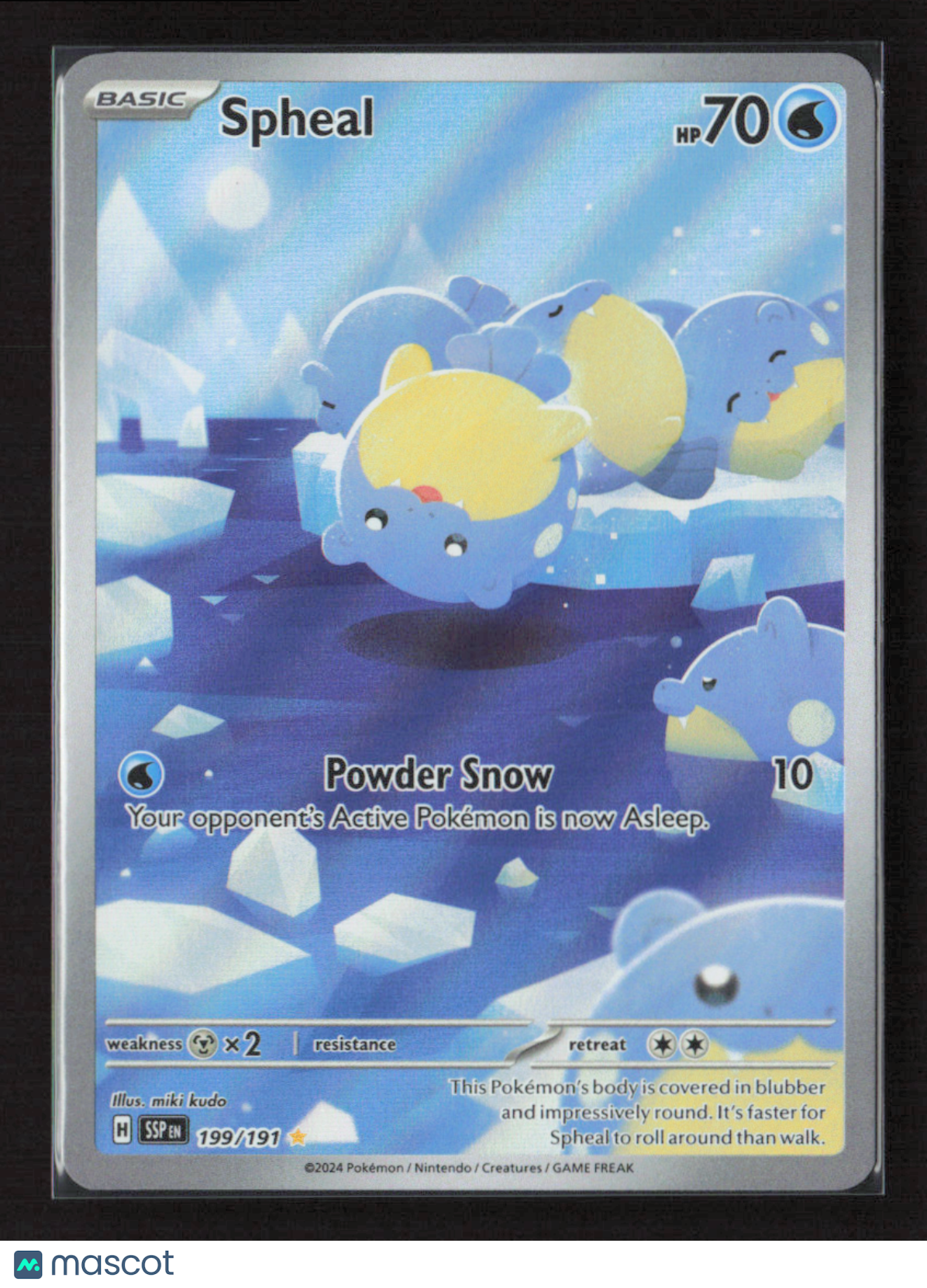 2024 Pokemon Spheal - 199/191 #199/191 Illustration Rare