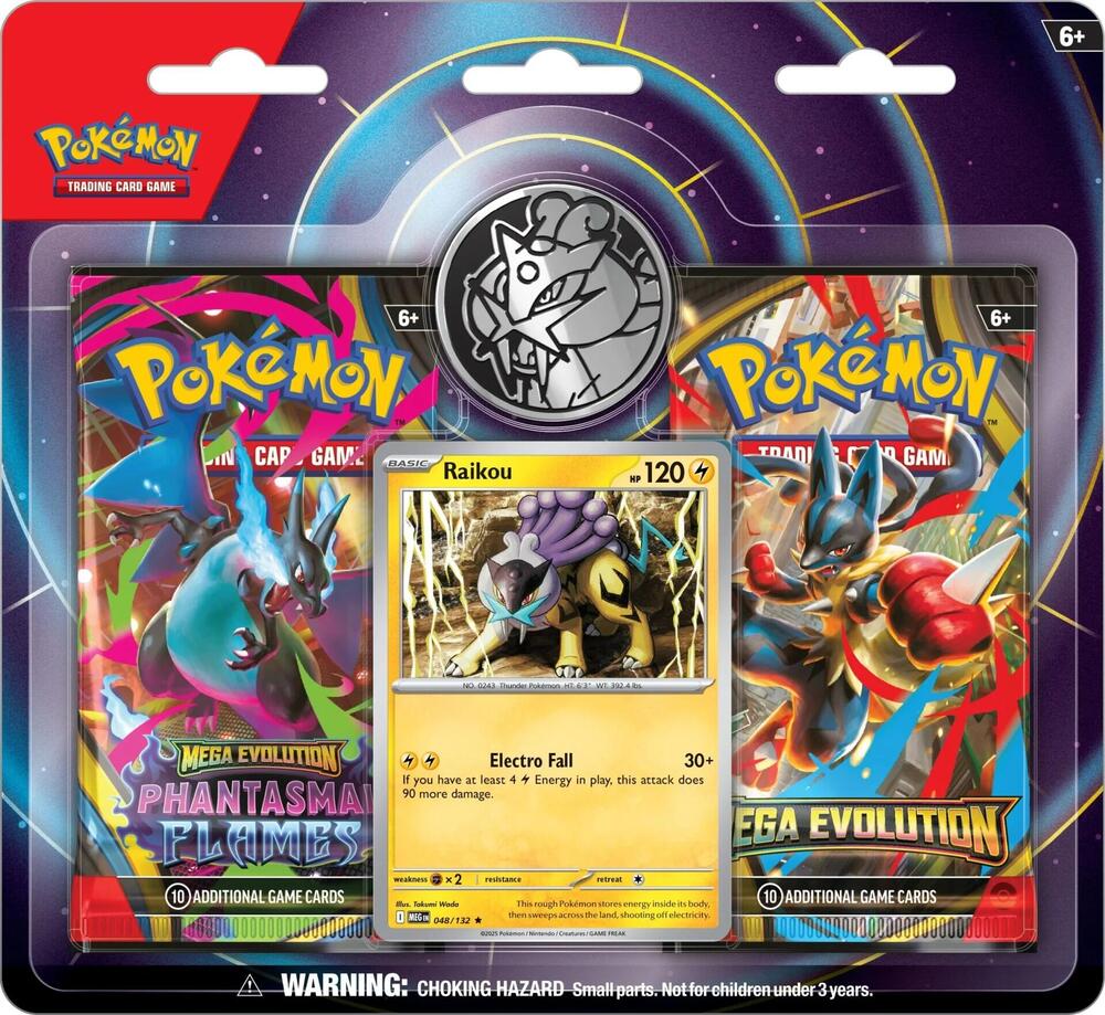 Pokemon TCG:  2-Pack Blister [Raikou]