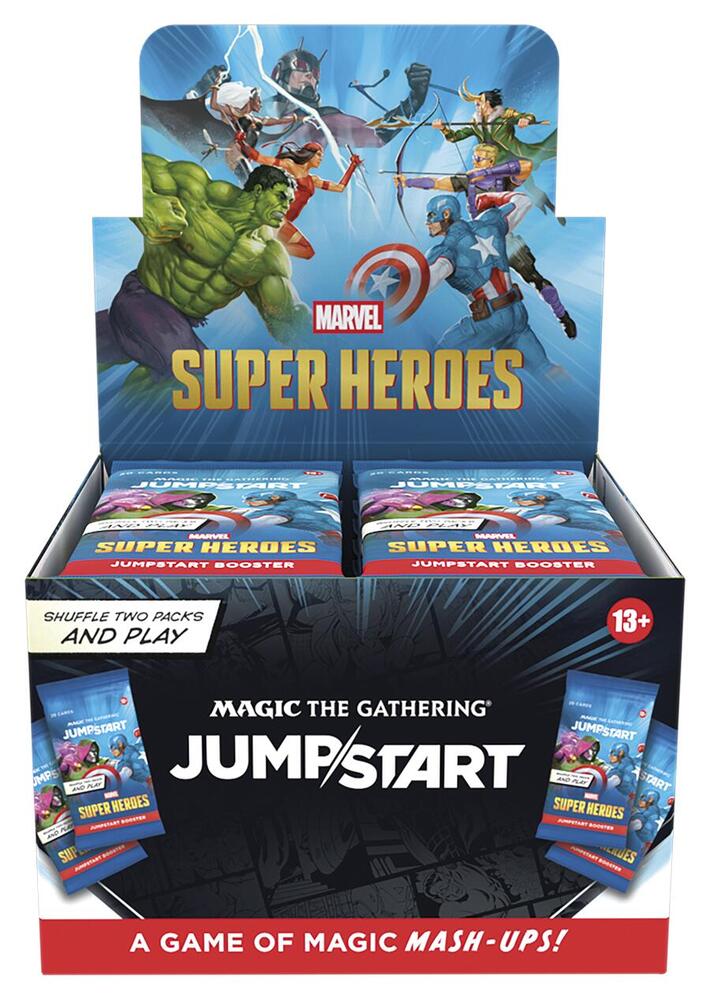 MTG Marvels Super Heros Jumpstart Booster Display