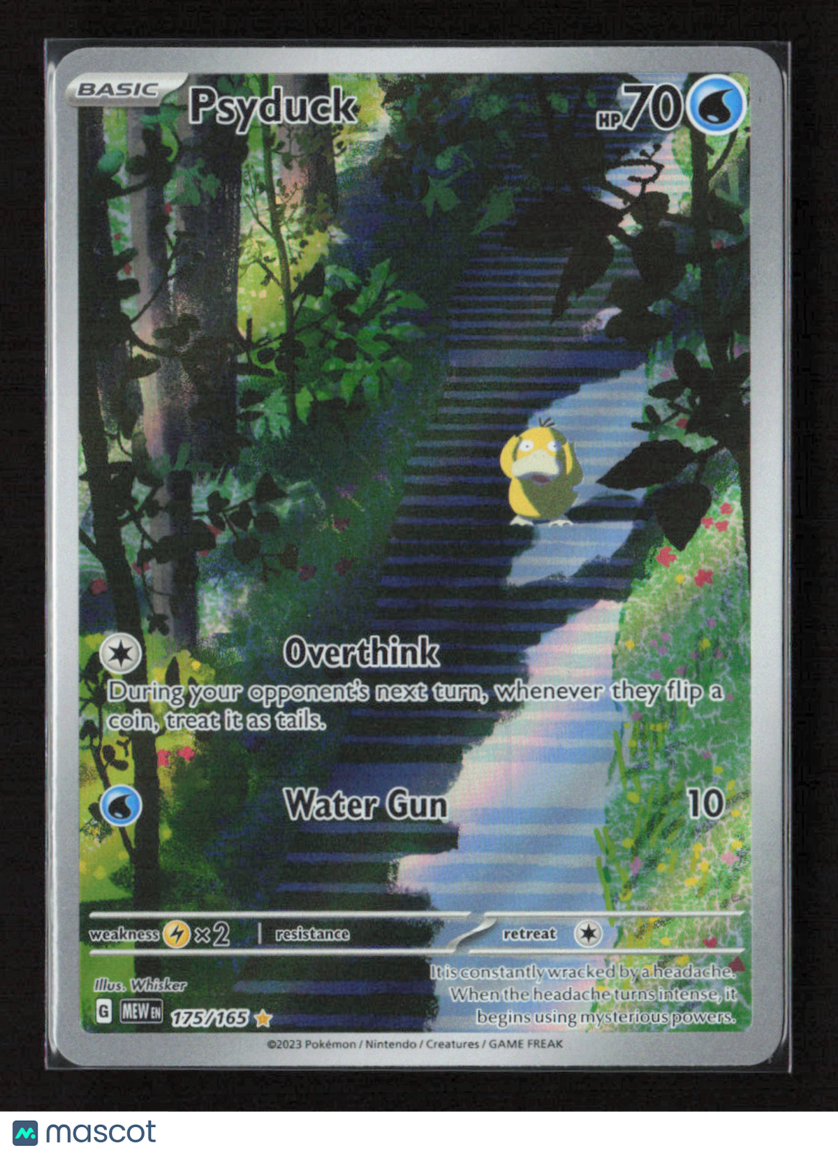 2023 Pokemon Psyduck - 175/165 #175/165 Illustration Rare