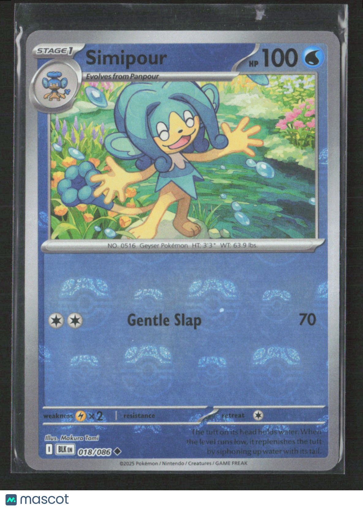 2025 Pokemon Simipour #18/86