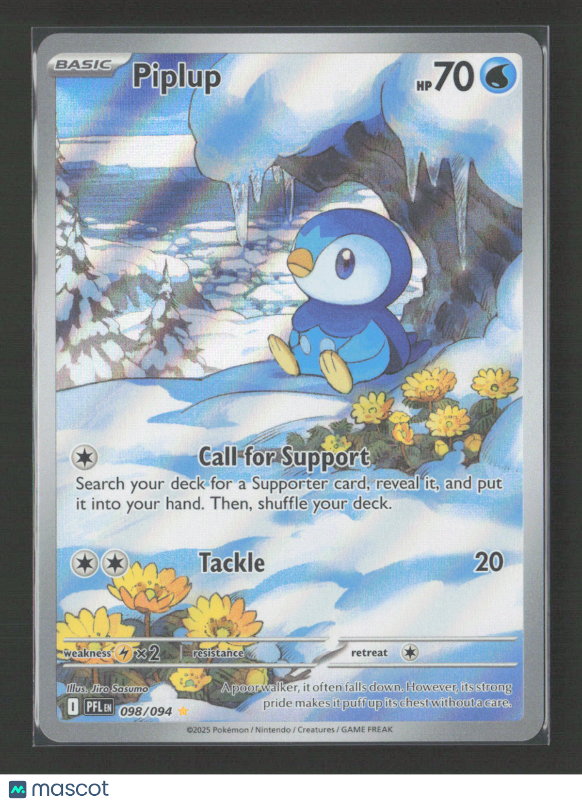 2025 Pokemon Piplup - 098/094 #098/094 Illustration Rare