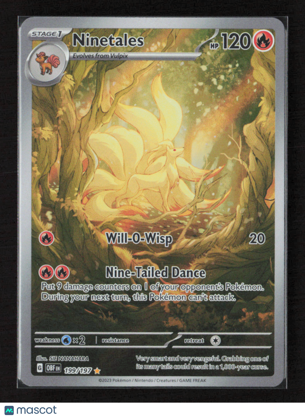 2023 Pokemon Ninetales - 199/197 #199/197 Illustration Rare