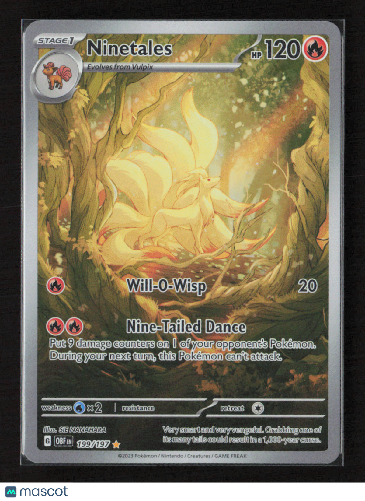 2023 Pokemon Ninetales - 199/197 #199/197 Illustration Rare