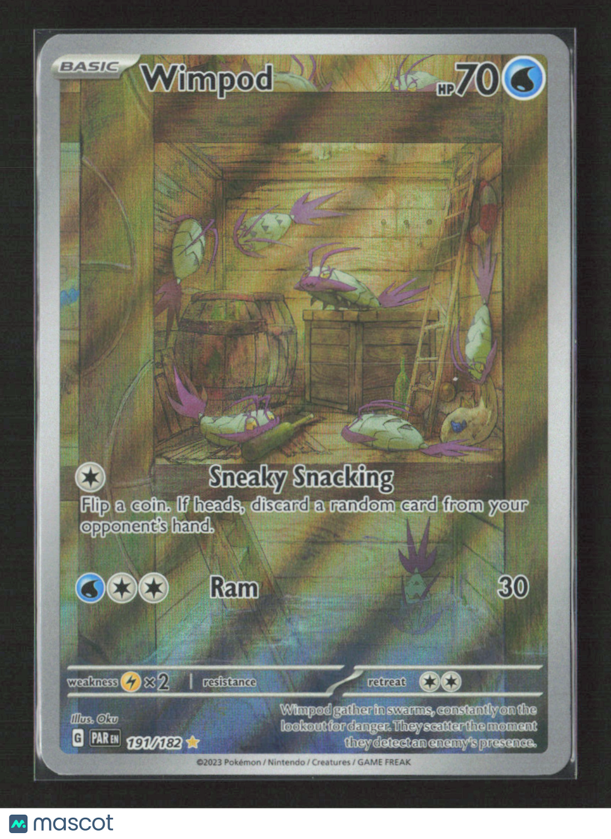 2023 Pokemon Wimpod - 191/182 #191/182 Illustration Rare