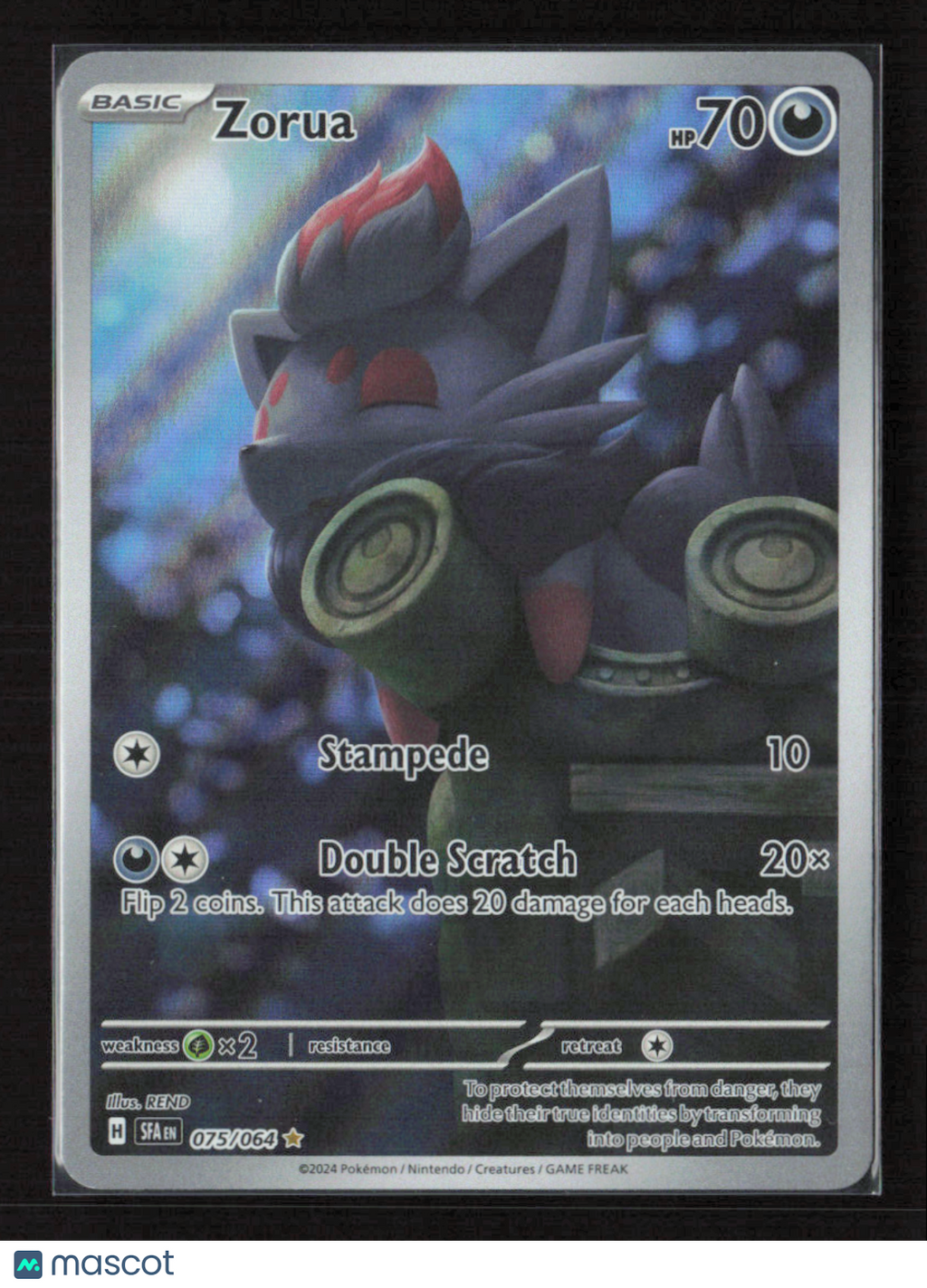 2024 Pokemon Zorua - 075/064 #075/064 Illustration Rare