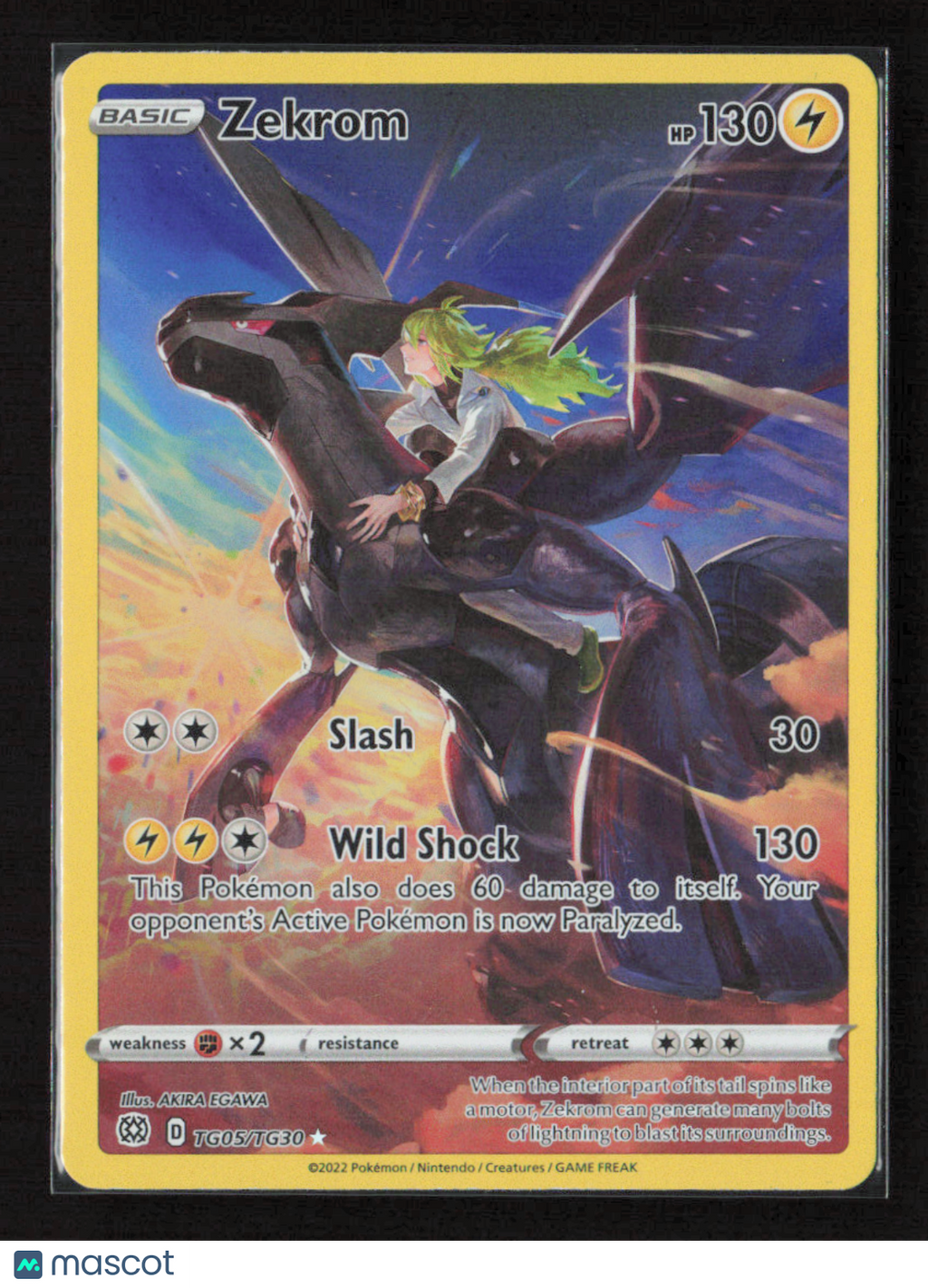 2022 Pokemon Zekrom #TG05/TG30 Ultra Rare