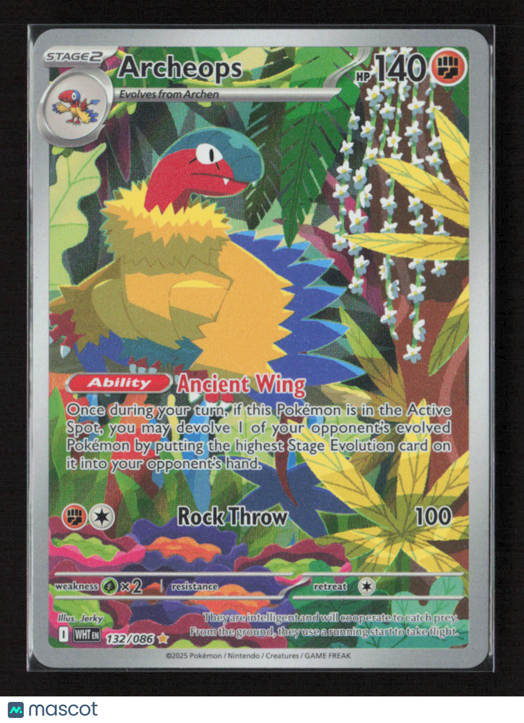 2025 Pokemon Archeops - 132/086 #132/086 Illustration Rare