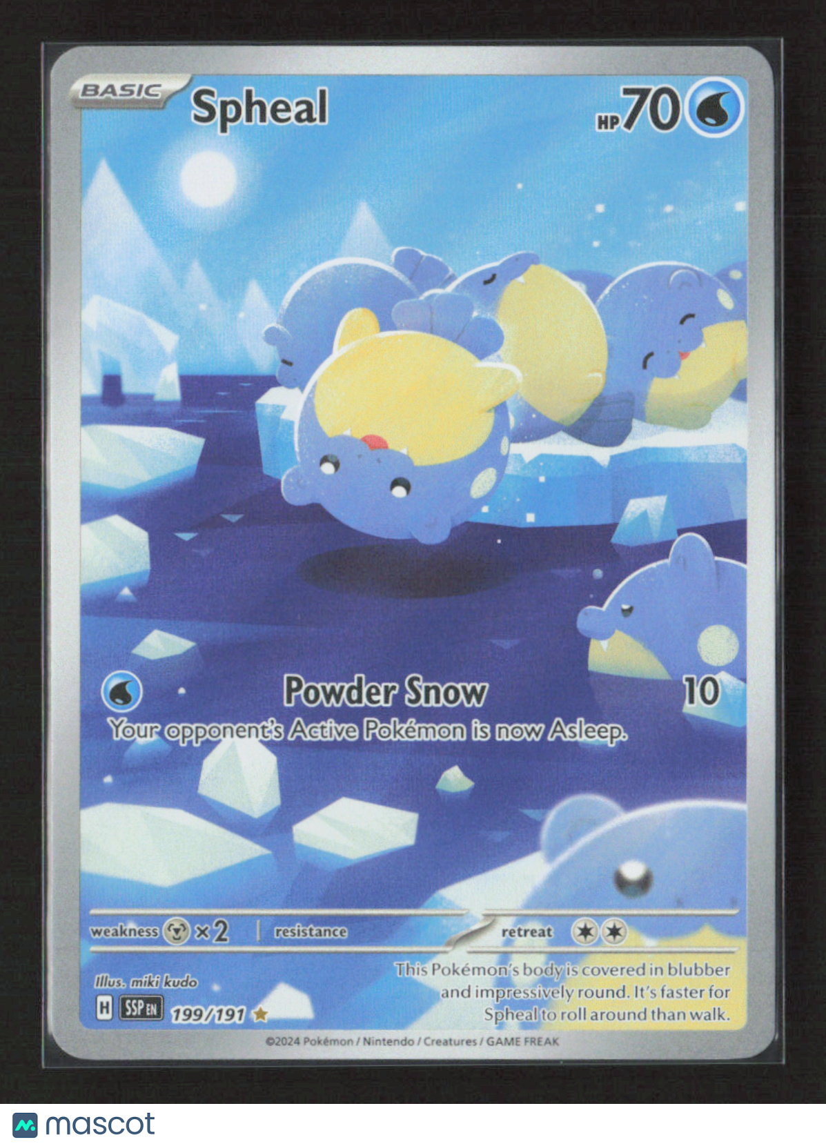 2024 Pokemon Spheal - 199/191 #199/191 Illustration Rare