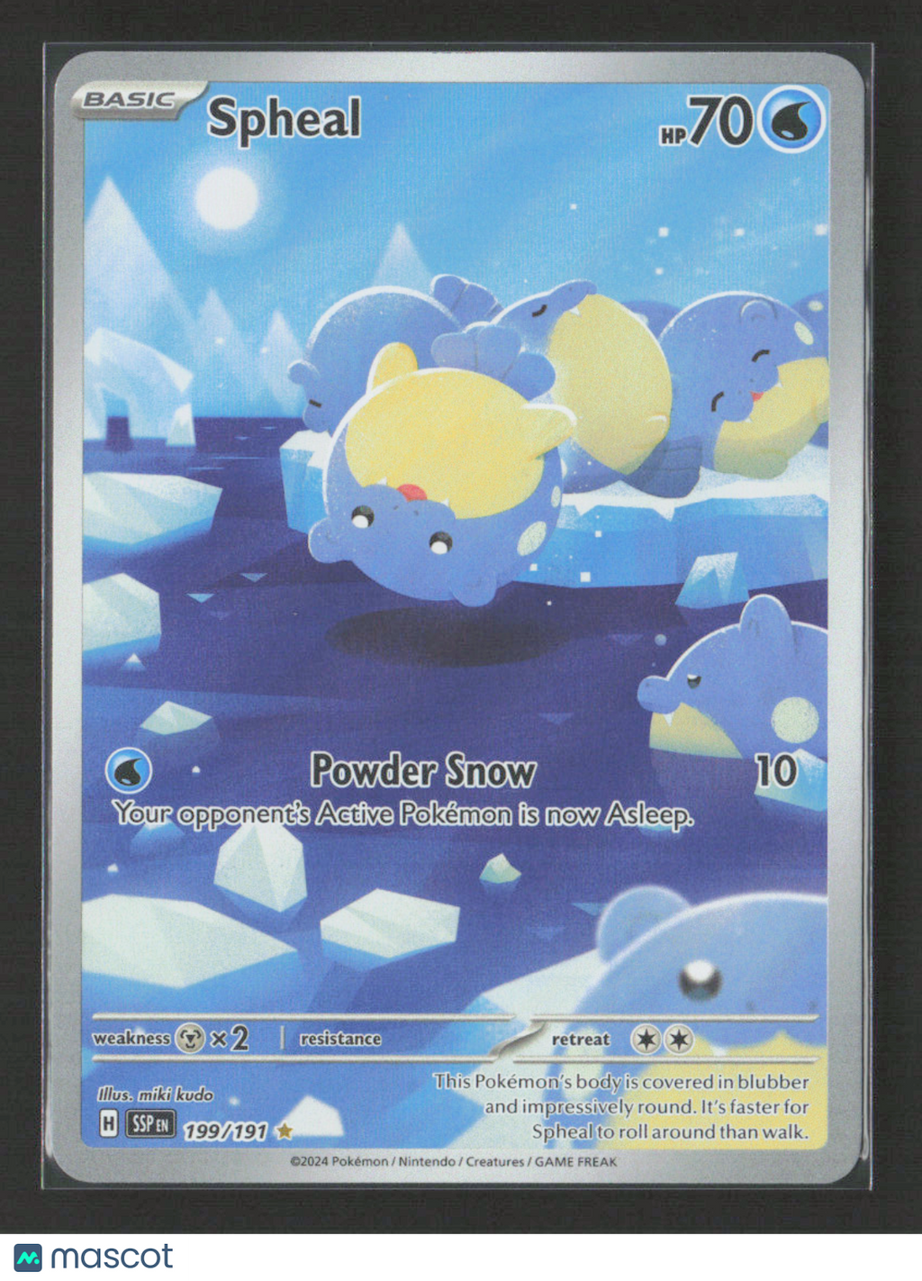 2024 Pokemon Spheal - 199/191 #199/191 Illustration Rare