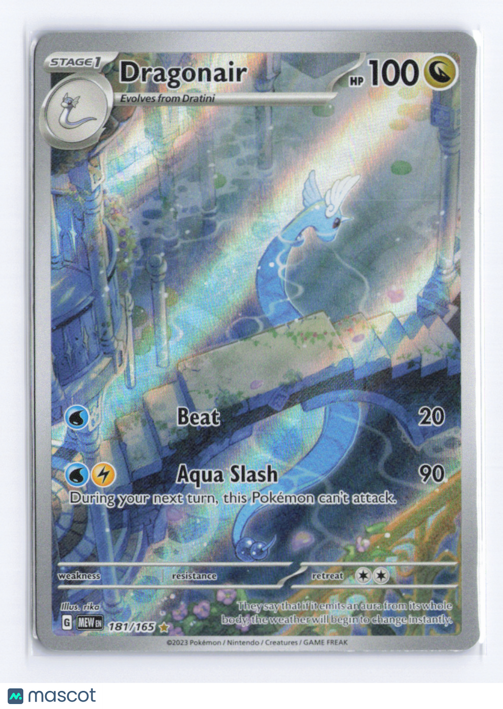 2023 Pokemon Dragonair #181/165