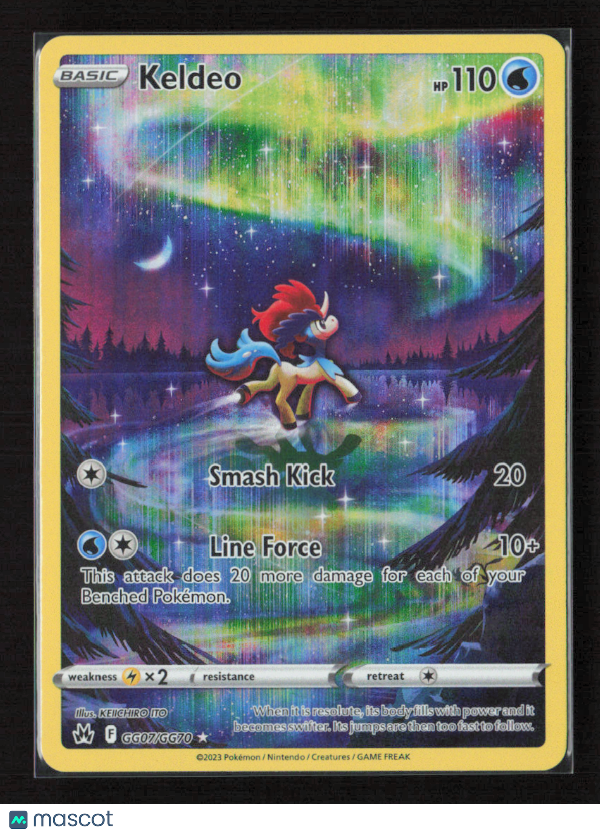 2023 Pokemon Keldeo #GG07/GG70 Ultra Rare