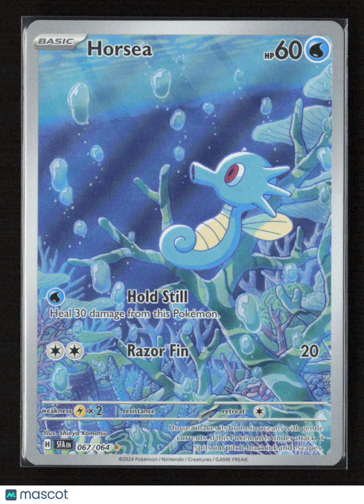 2024 Pokemon Horsea - 067/064 #067/064 Illustration Rare