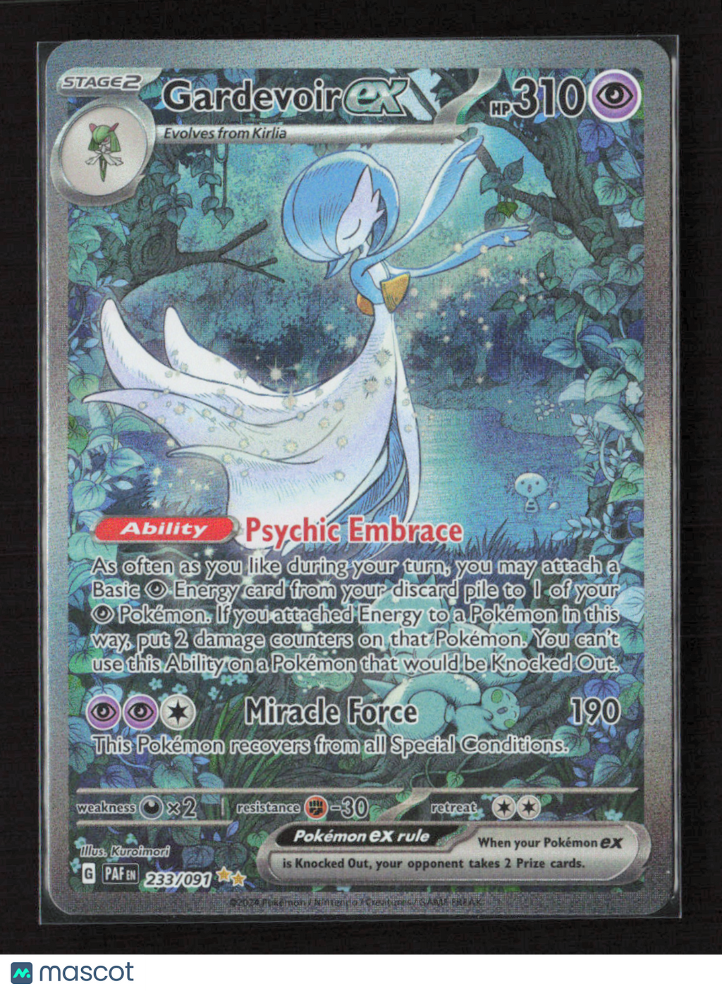 2024 Pokemon Gardevoir ex - 233/091 #233/091 Special Illustration Rare