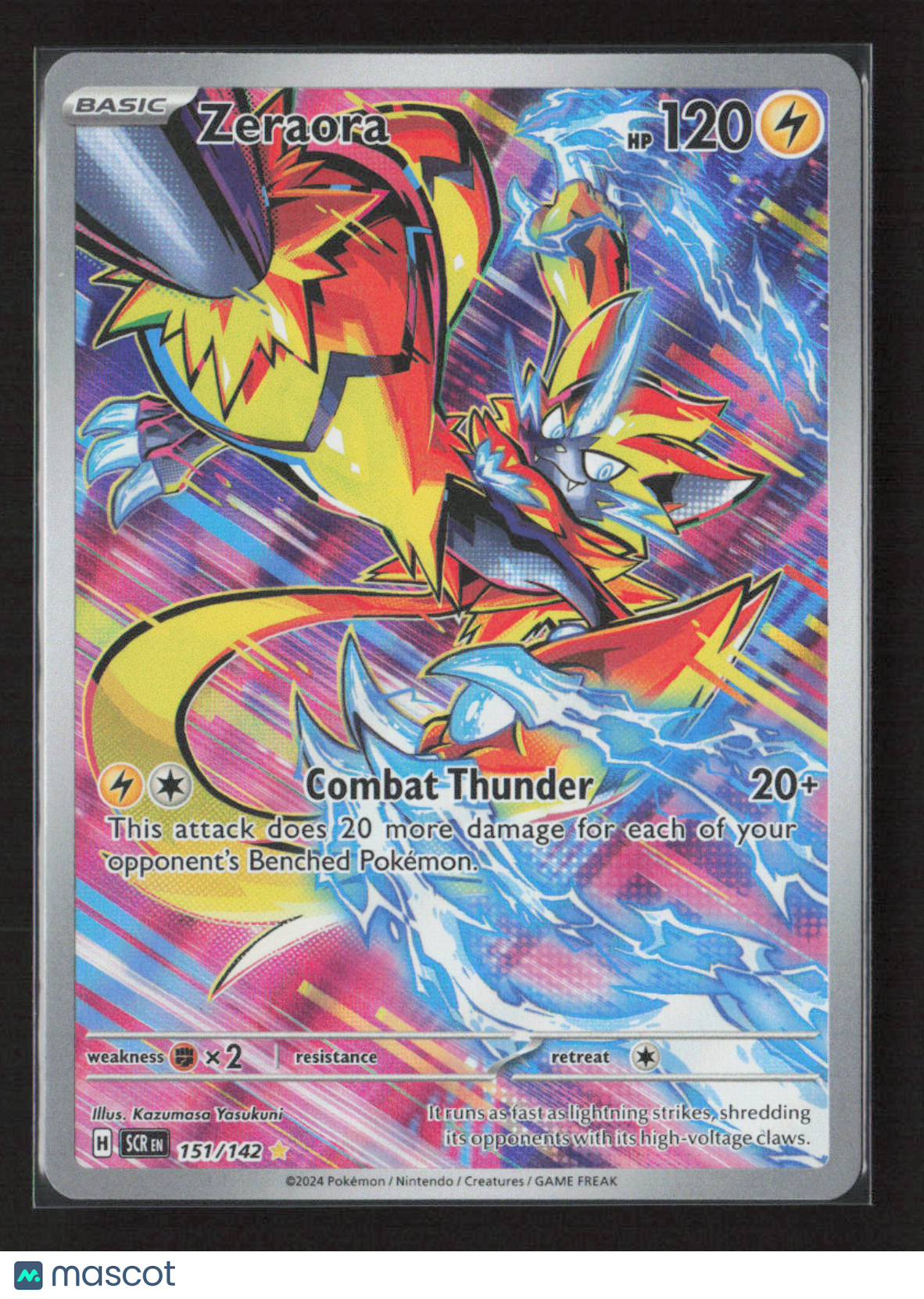 2024 Pokemon Zeraora - 151/142 #151/142 Illustration Rare
