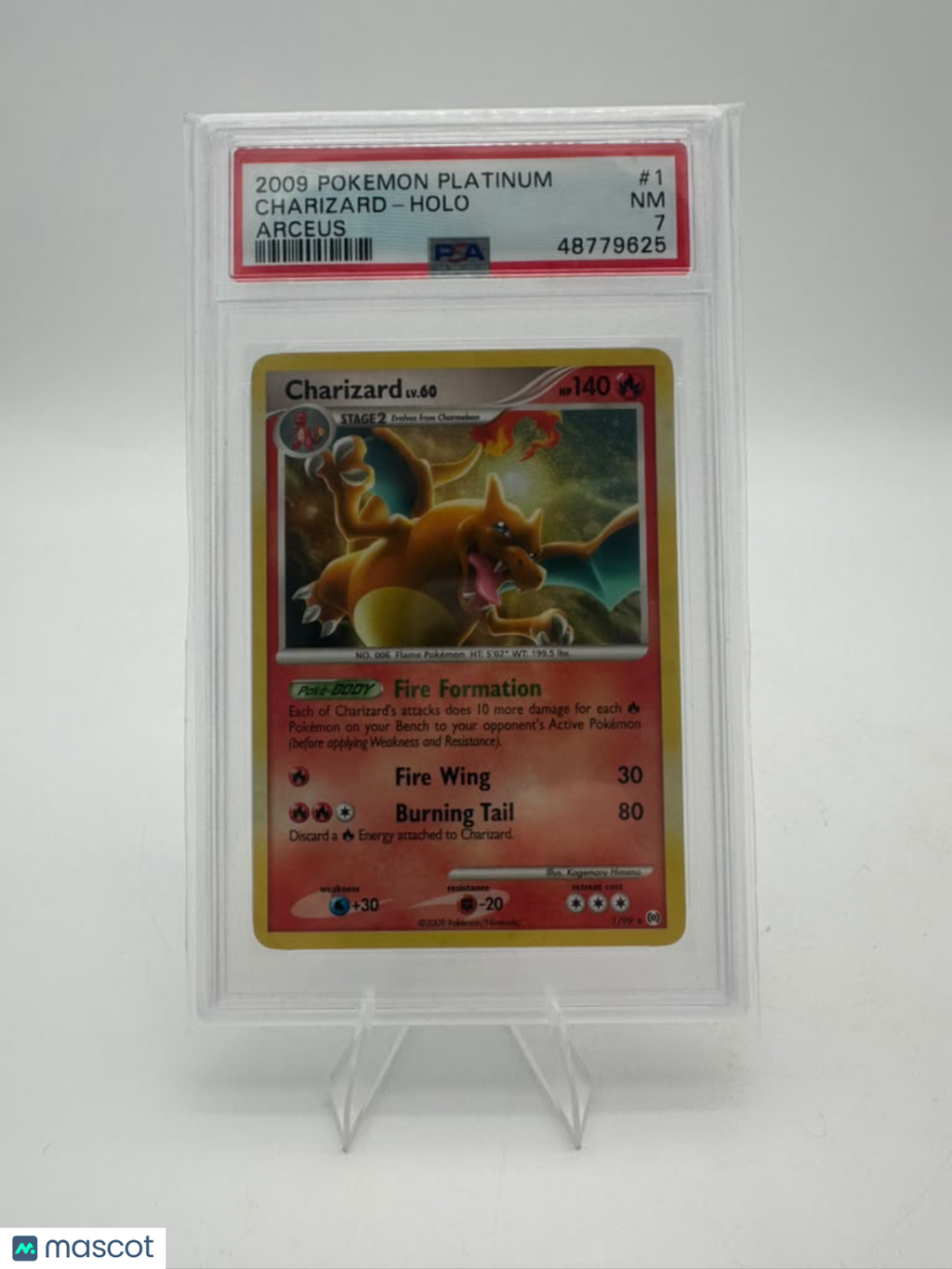 2009 Pokemon Platinum Arceus Charizard #1 Arceus PSA 7