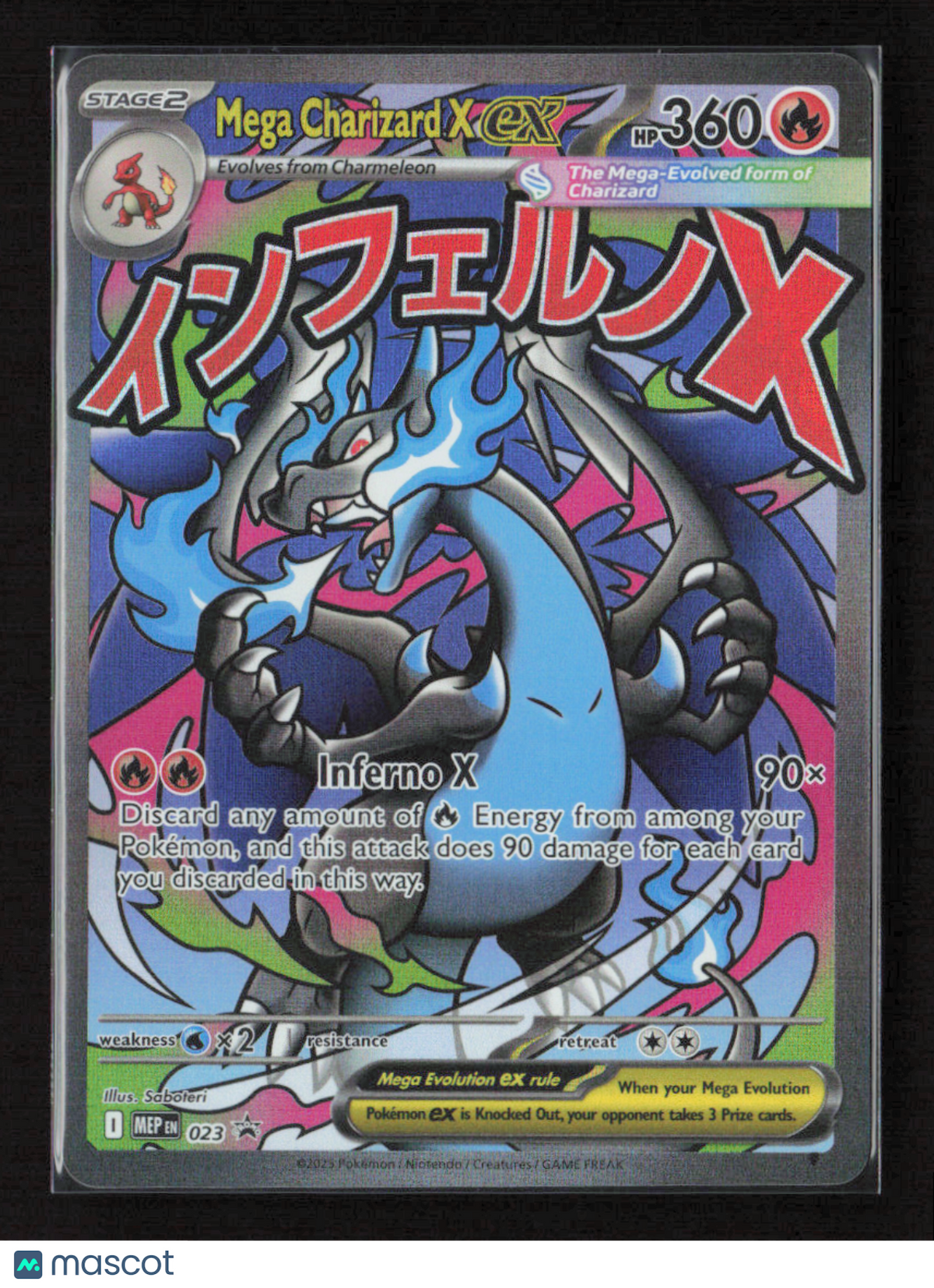 2025 Pokemon Mega Charizard X ex - 023 #23 Promo