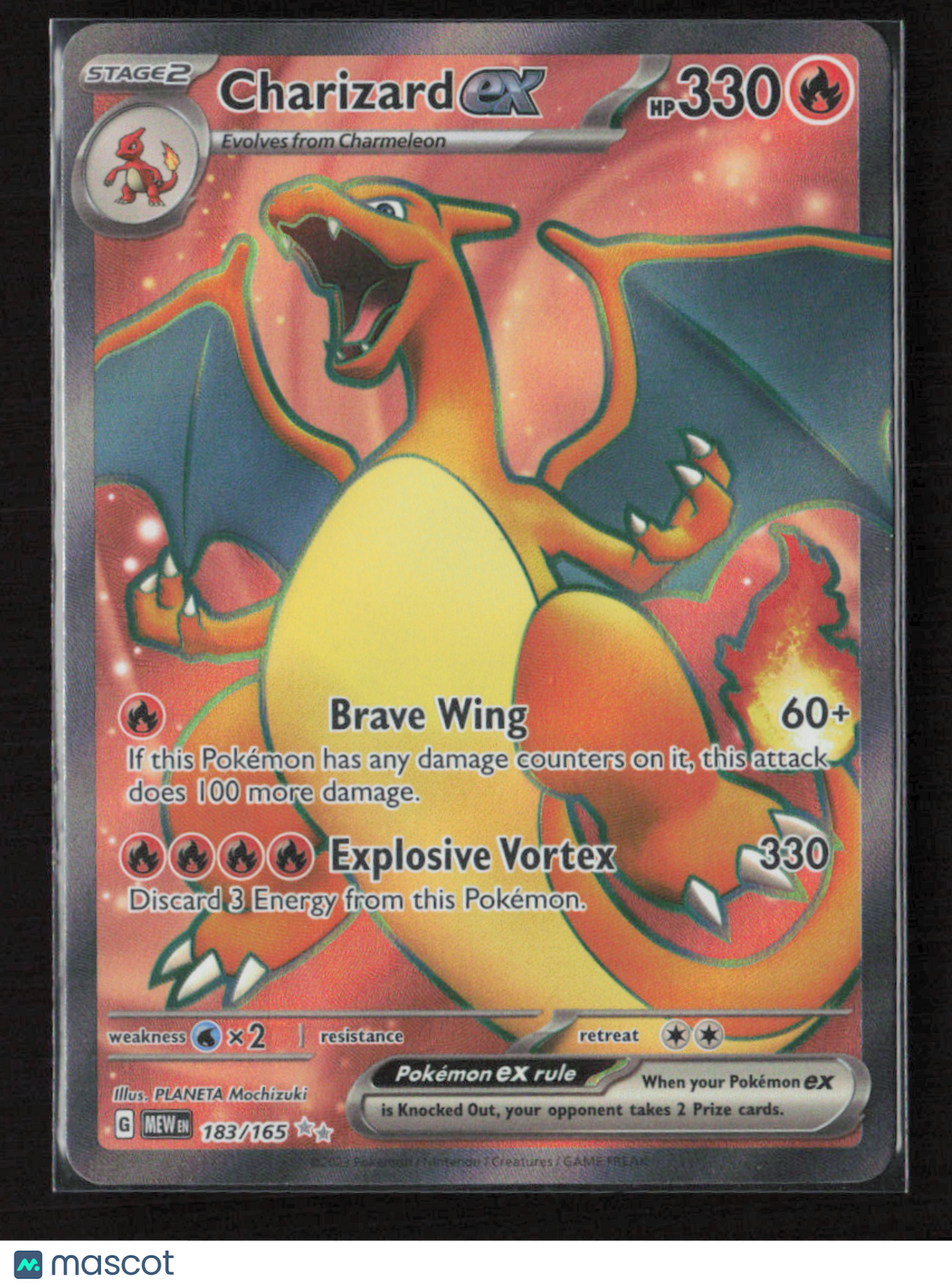 2023 Pokemon Charizard ex - 183/165 #183/165 Ultra Rare