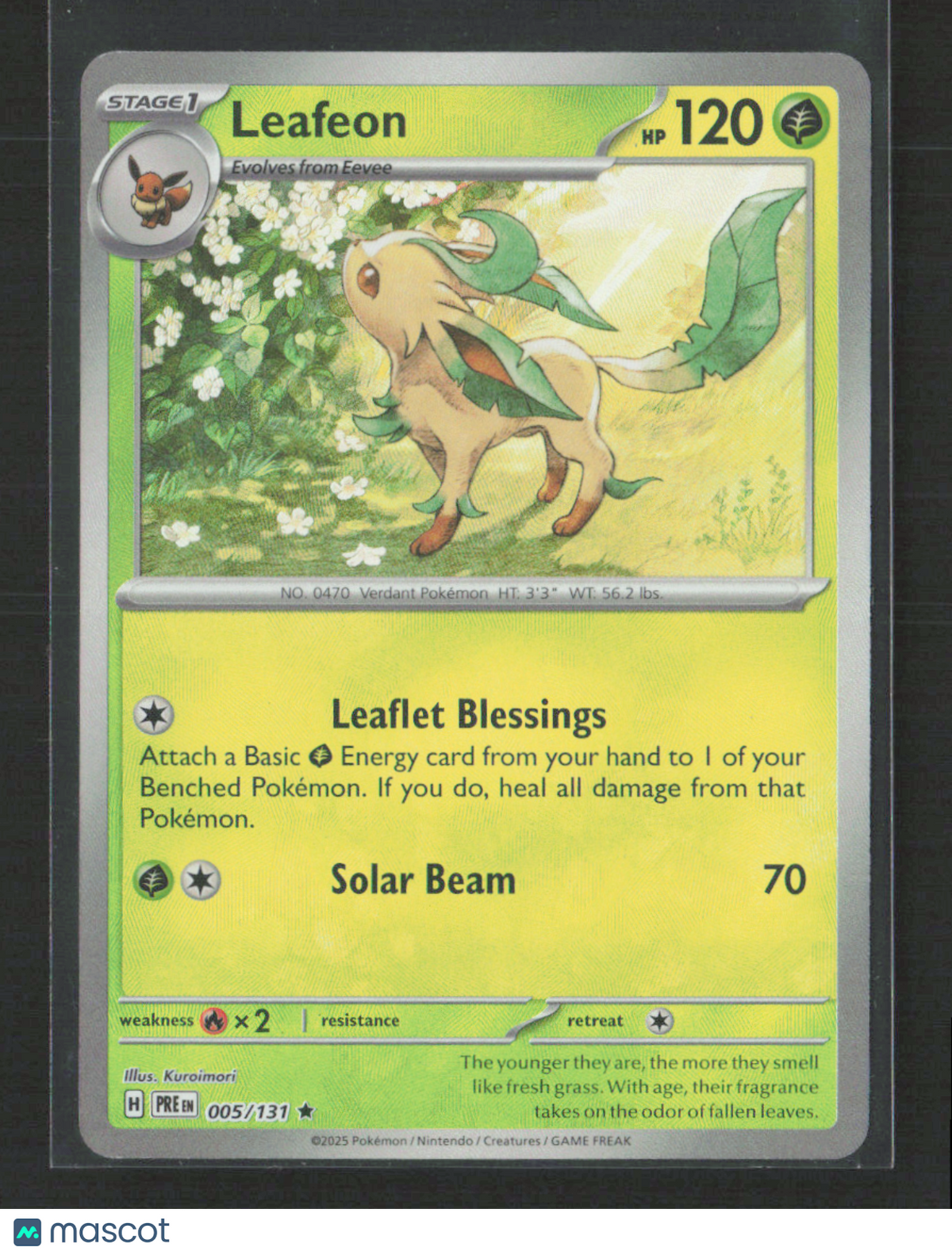 2025 Pokemon Leafeon #5/131