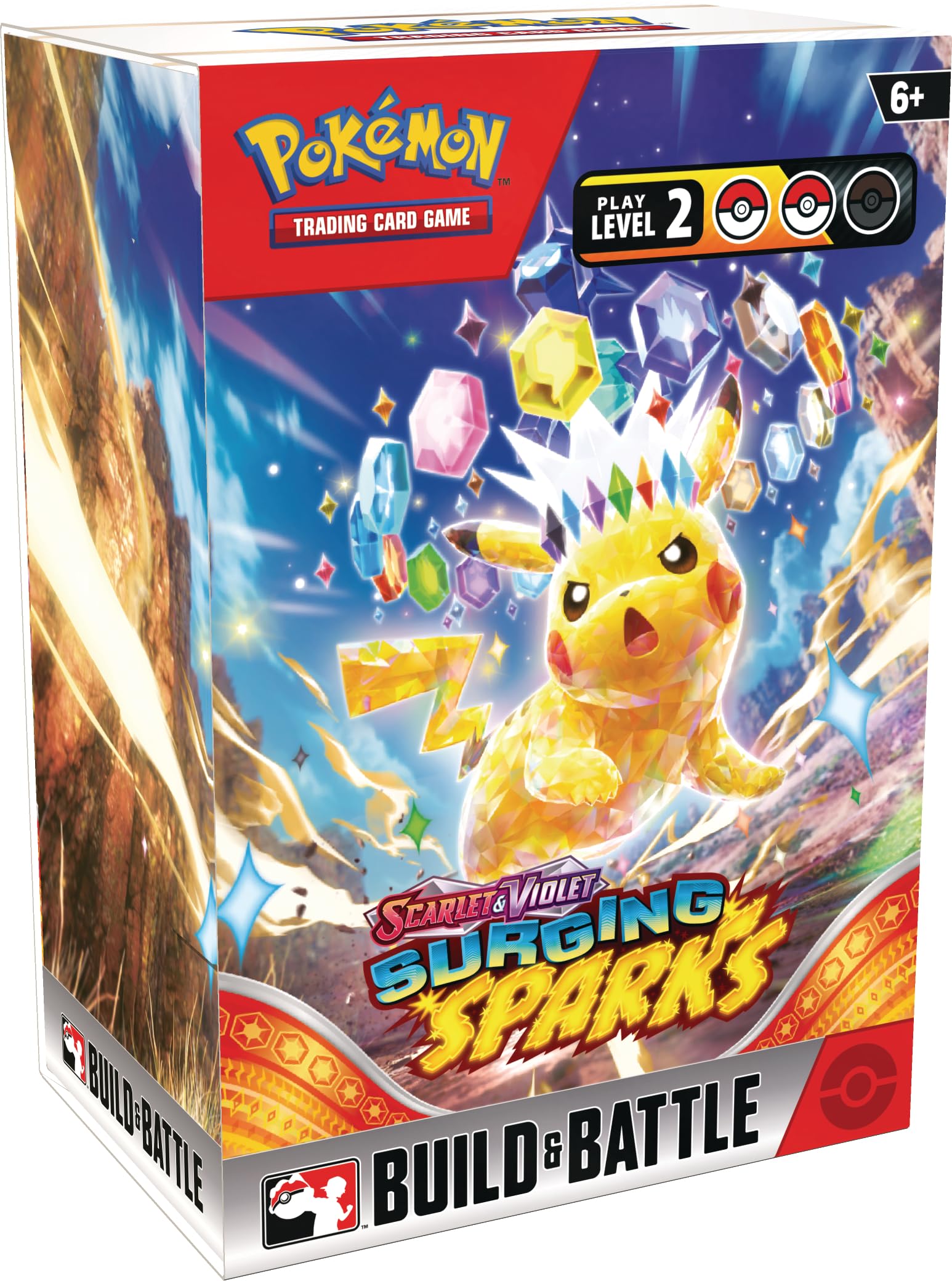 Pokemon TCG: SV08 Surging Sparks Build and Battle Box