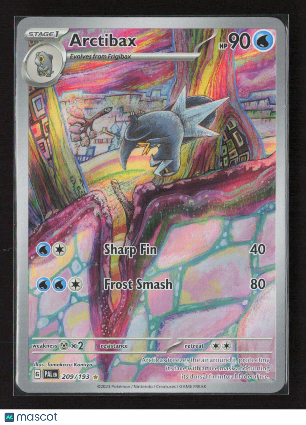 2023 Pokemon Arctibax - 209/193 #209/193 Illustration Rare