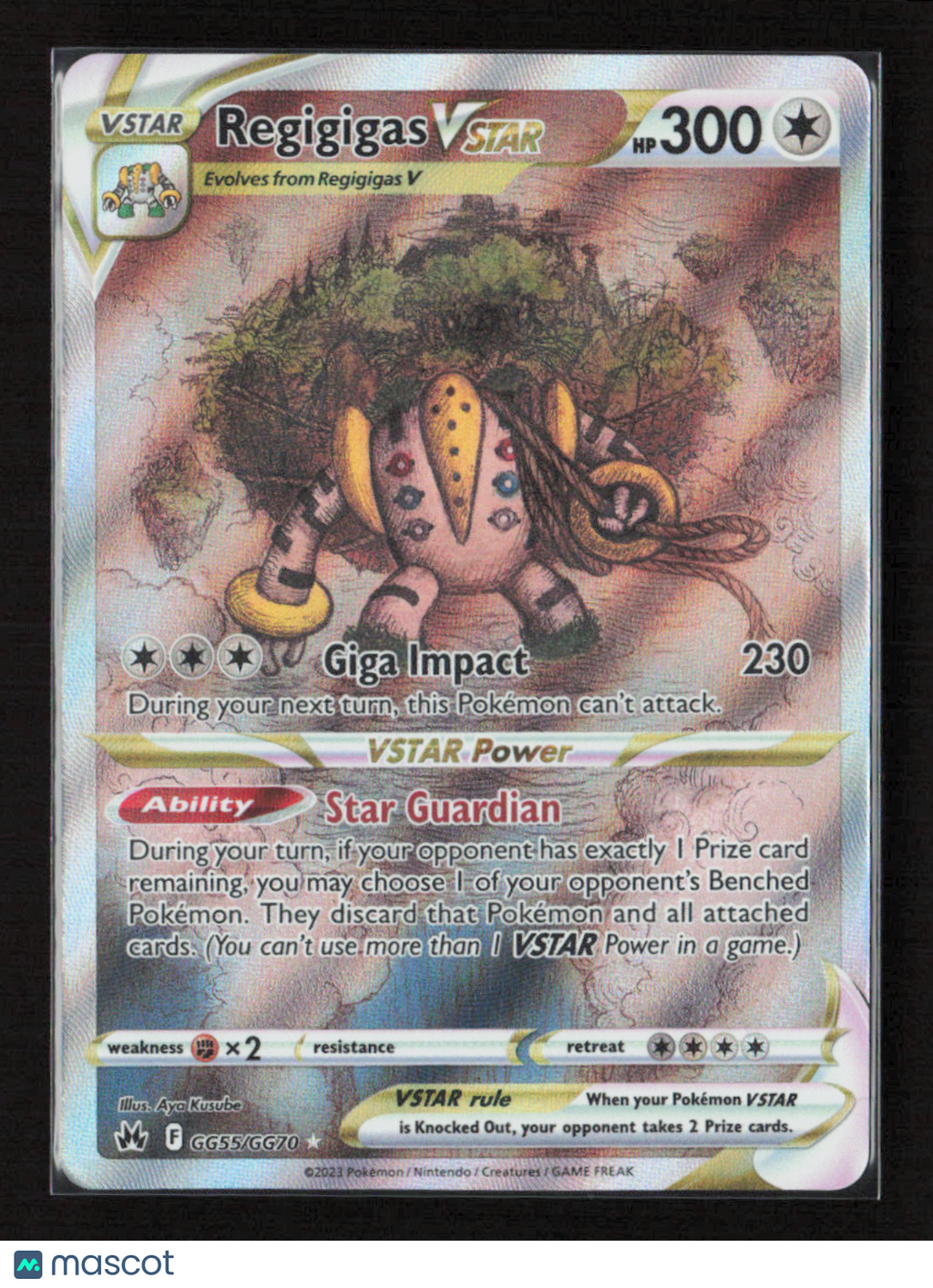 2023 Pokemon Regigigas VSTAR #GG55/GG70 Ultra Rare