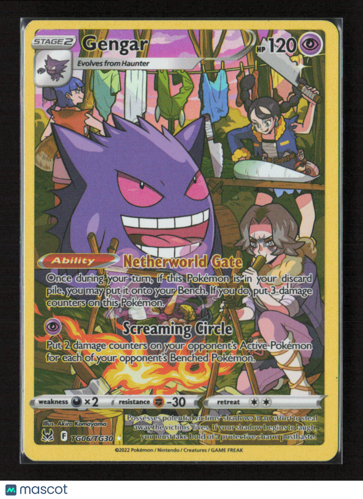 2022 Pokemon Gengar #TG06/TG30 Ultra Rare