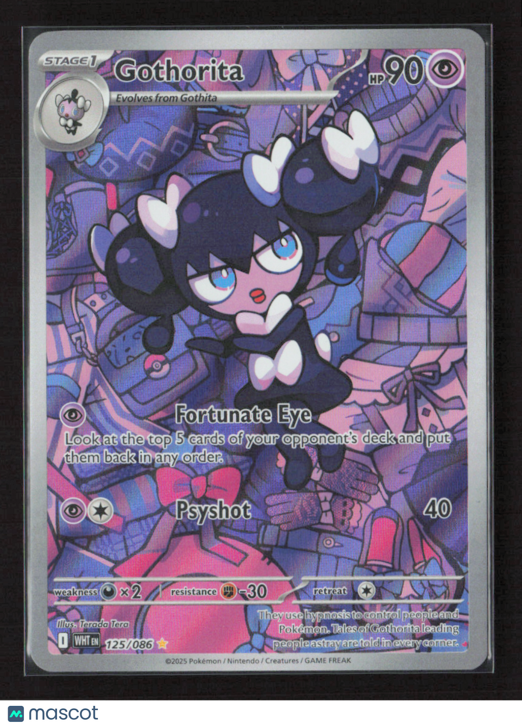 2025 Pokemon Gothorita - 125/086 #125/086 Illustration Rare