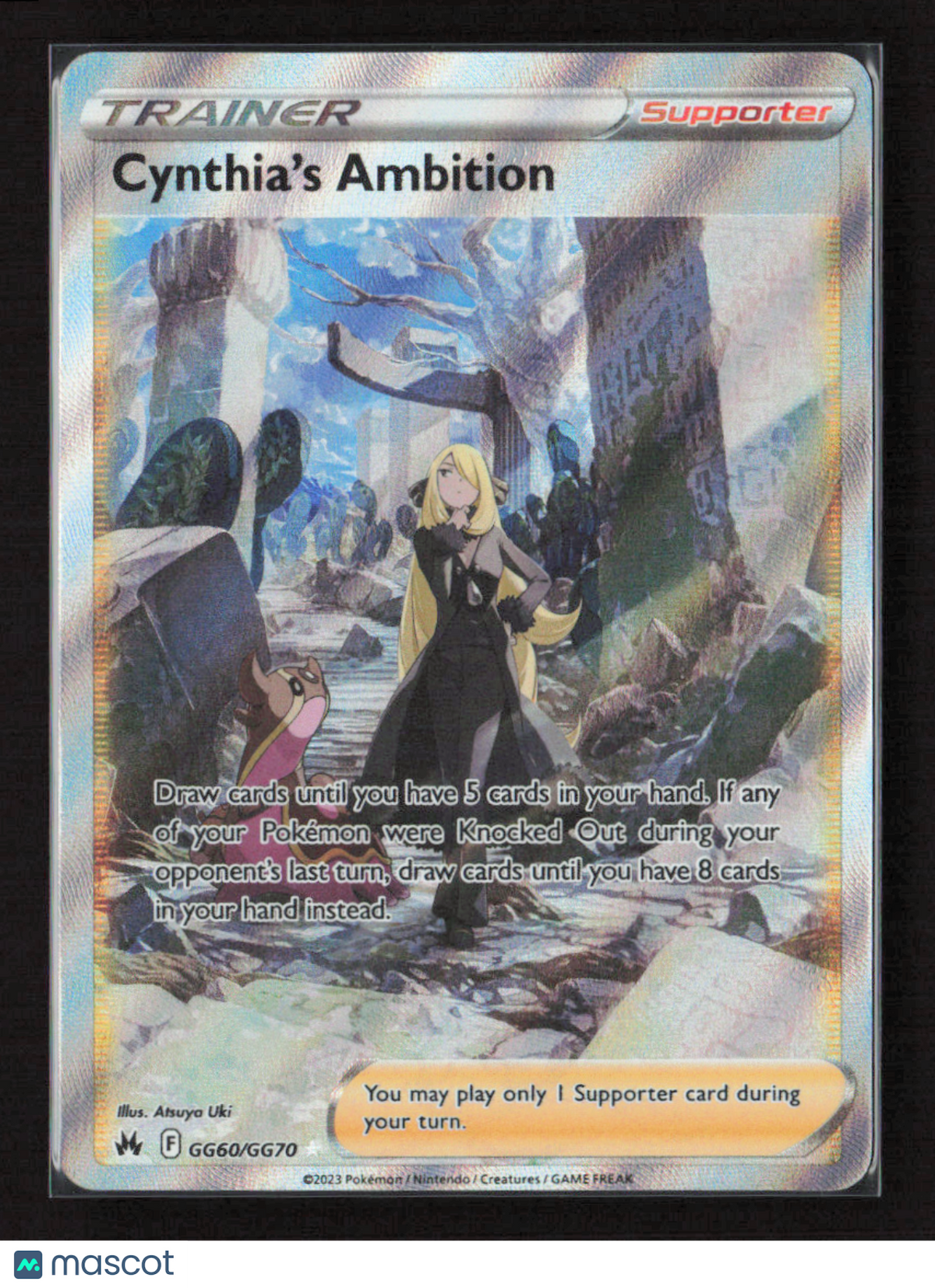 2023 Pokemon Cynthia's Ambition #GG60/GG70 Ultra Rare