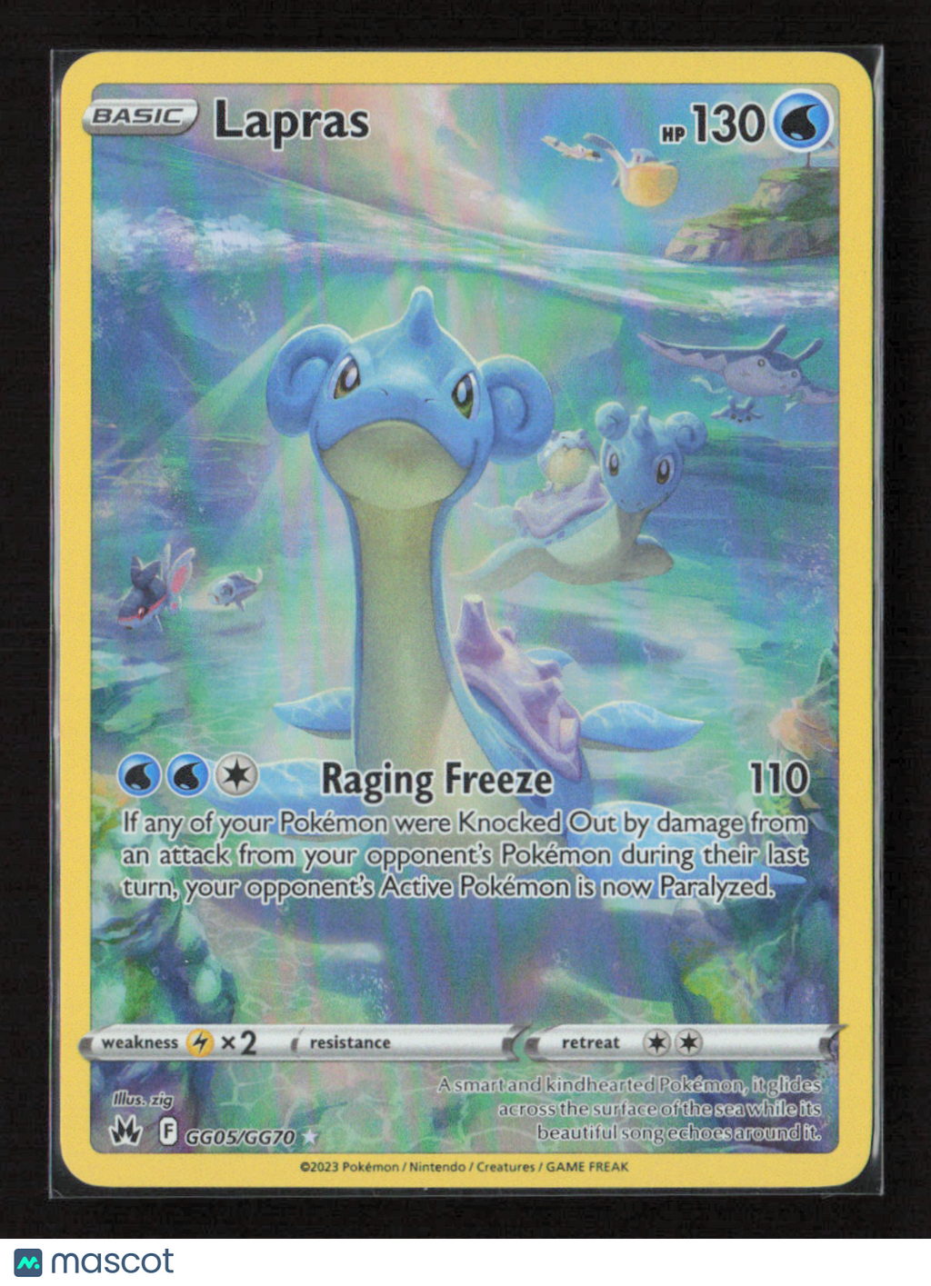 2023 Pokemon Lapras #GG05/GG70 Ultra Rare