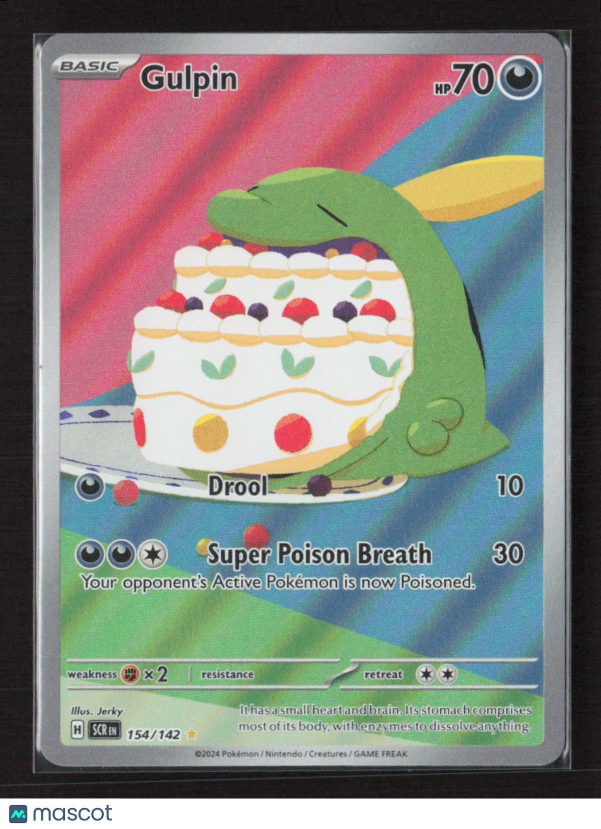 2024 Pokemon Gulpin - 154/142 #154/142 Illustration Rare