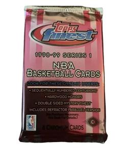 1998/99 Topps Finest Series 1 Basketball Pack