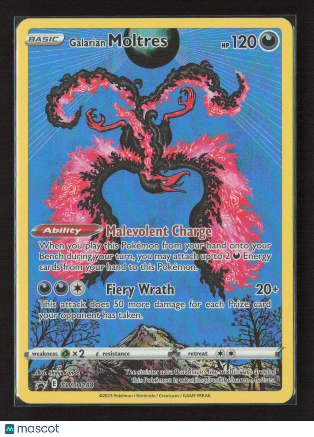2023 Pokemon Galarian Moltres - SWSH284 #SWSH284 Promo