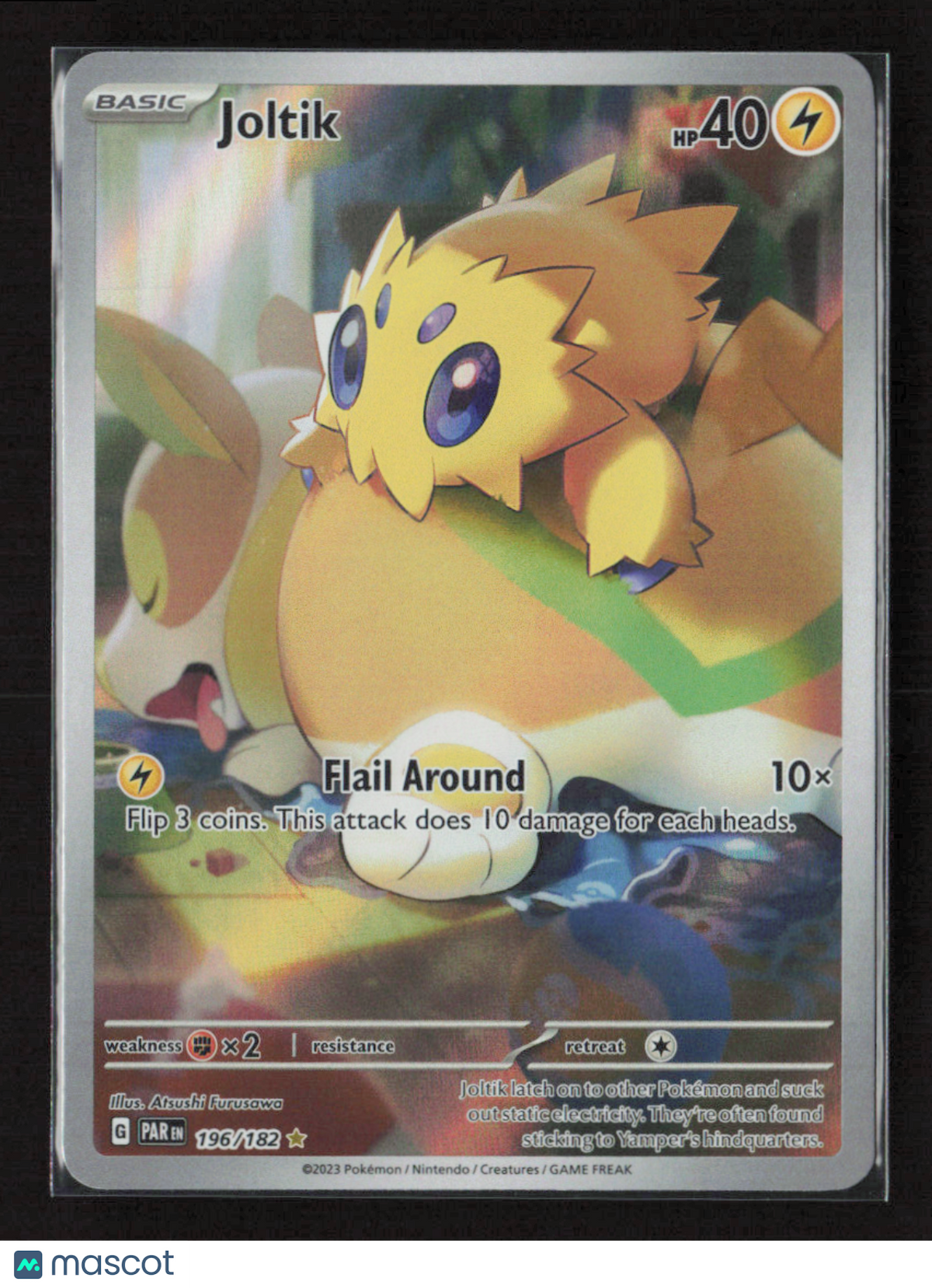 2023 Pokemon Joltik - 196/182 #196/182 Illustration Rare