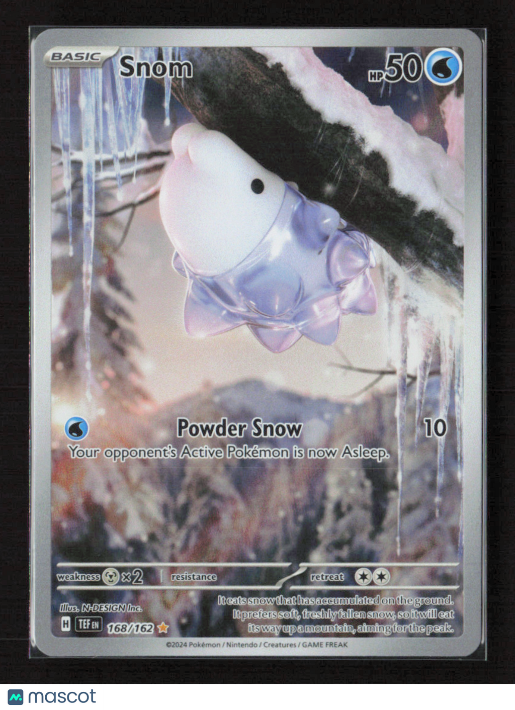 2024 Pokemon Snom - 168/162 #168/162 Illustration Rare