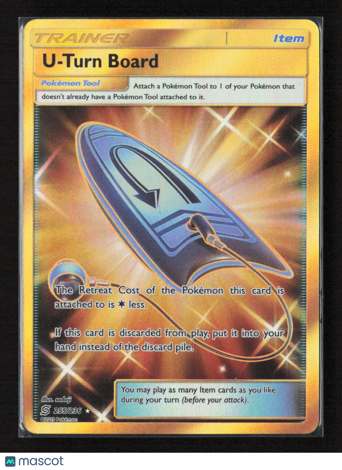 2019 Pokemon U-Turn Board (Secret) #255/236 Secret Rare