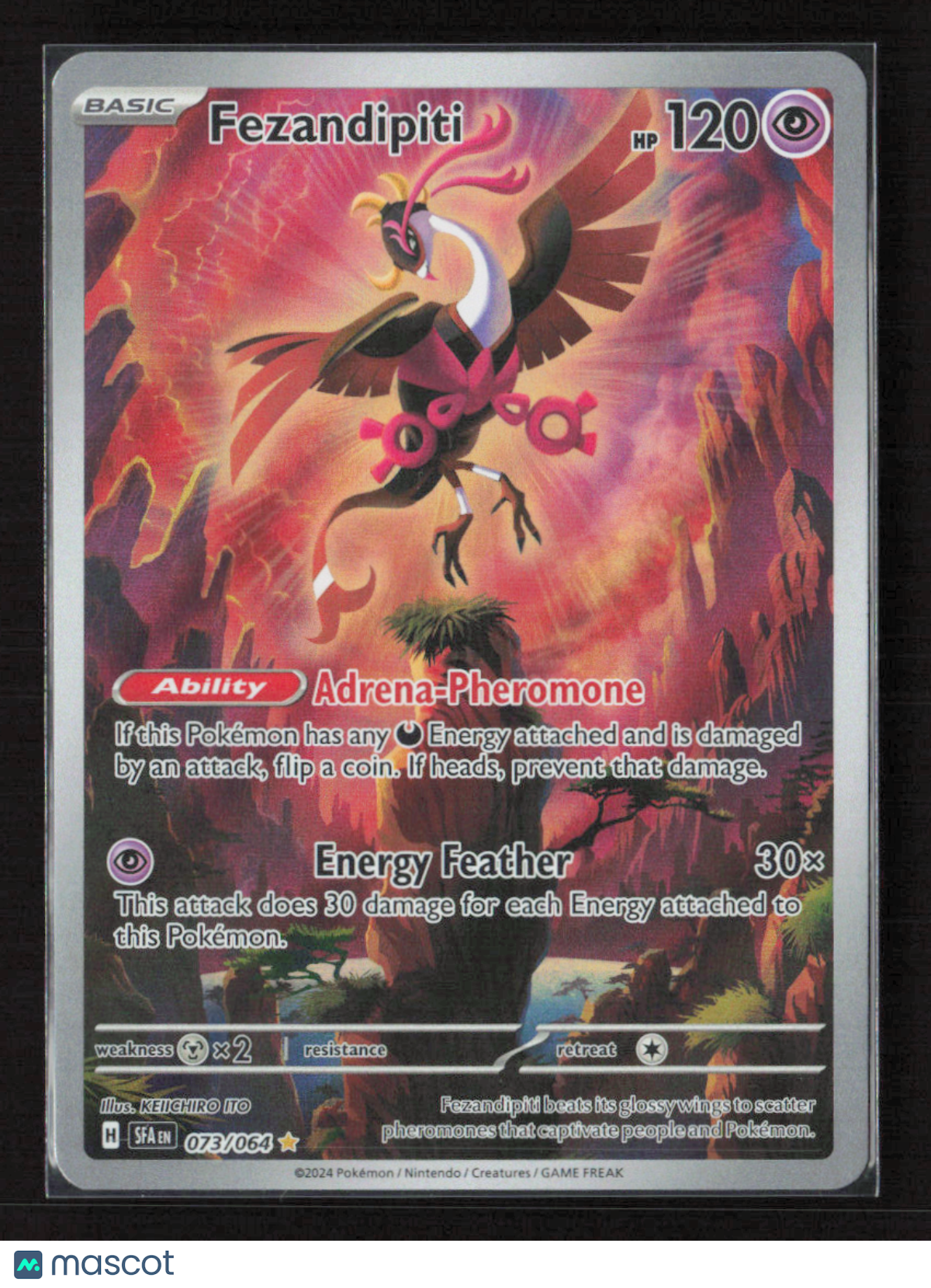2024 Pokemon Fezandipiti #073/064 Illustration Rare