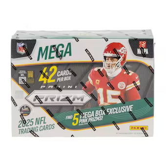NFL 2025 Prizm Mega Box (Pink Prizms)