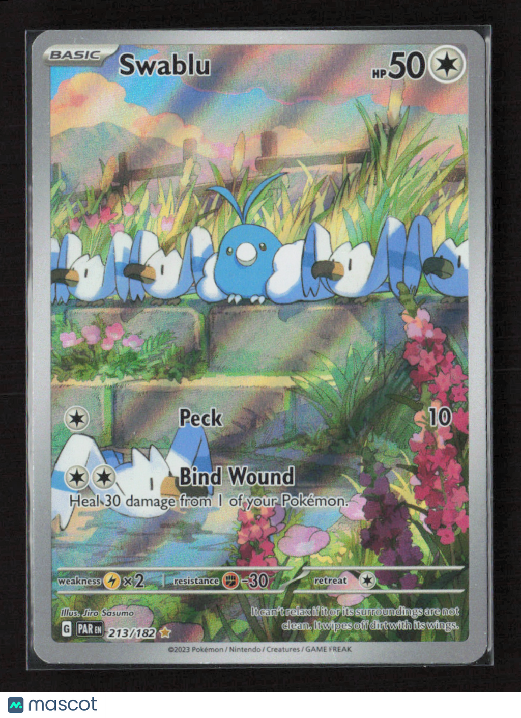 2023 Pokemon Swablu - 213/182 #213/182 Illustration Rare