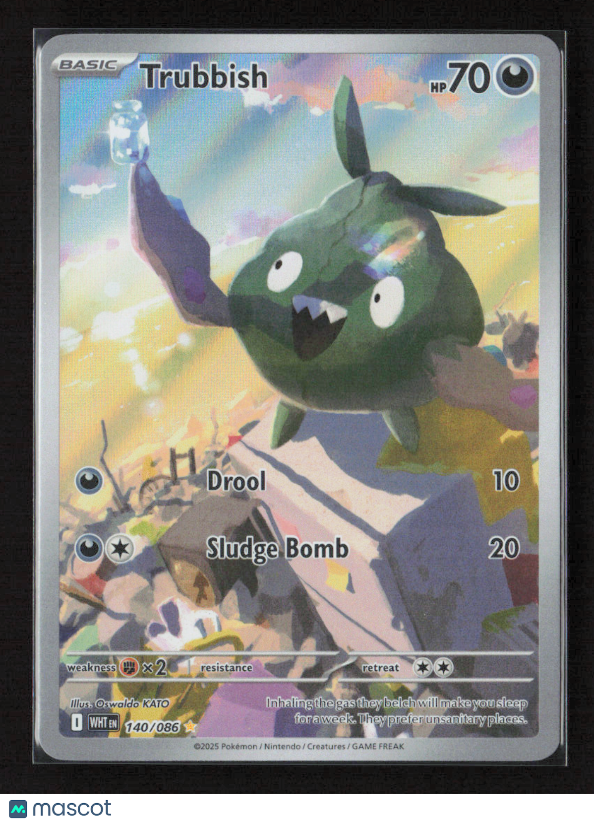 2025 Pokemon Trubbish - 140/086 #140/086 Illustration Rare