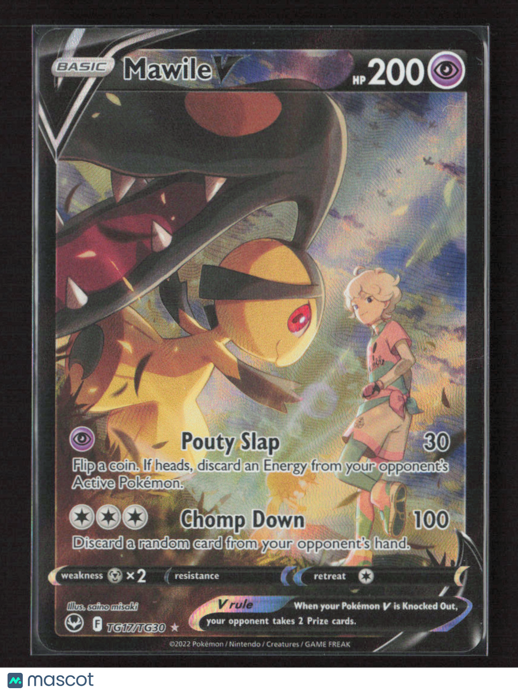 2022 Pokemon Mawile V #TG17/TG30 Ultra Rare