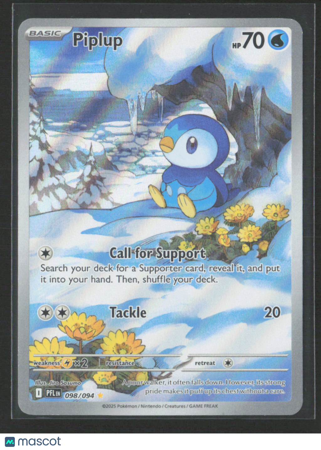 2025 Pokemon Piplup - 098/094 #098/094 Illustration Rare