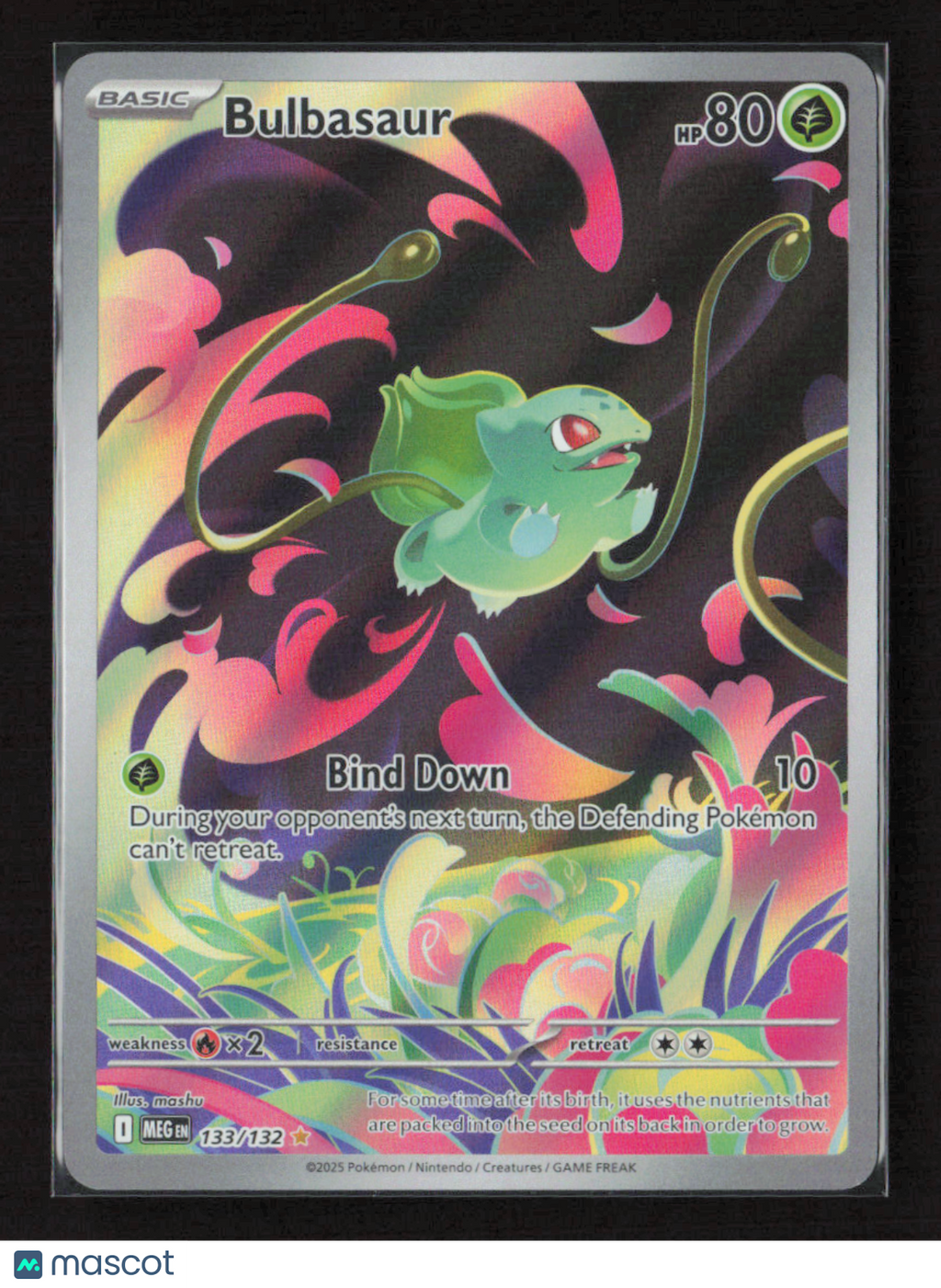 2025 Pokemon Bulbasaur - 133/132 #133/132 Illustration Rare