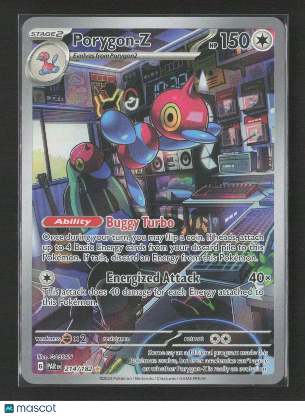 2023 Pokemon Porygon-Z - 214/182 #214/182 Illustration Rare