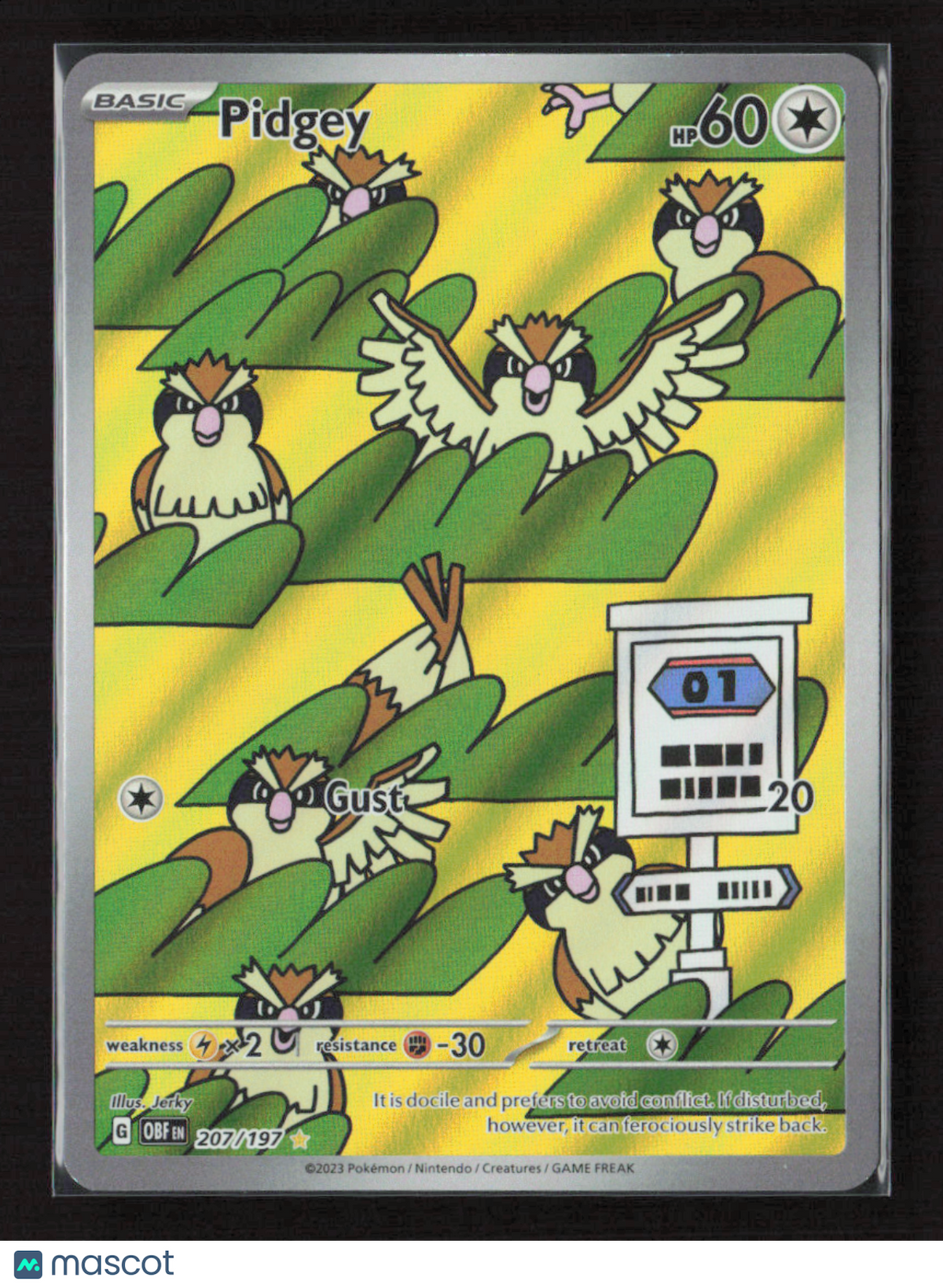 2023 Pokemon Pidgey - 207/197 #207/197 Illustration Rare